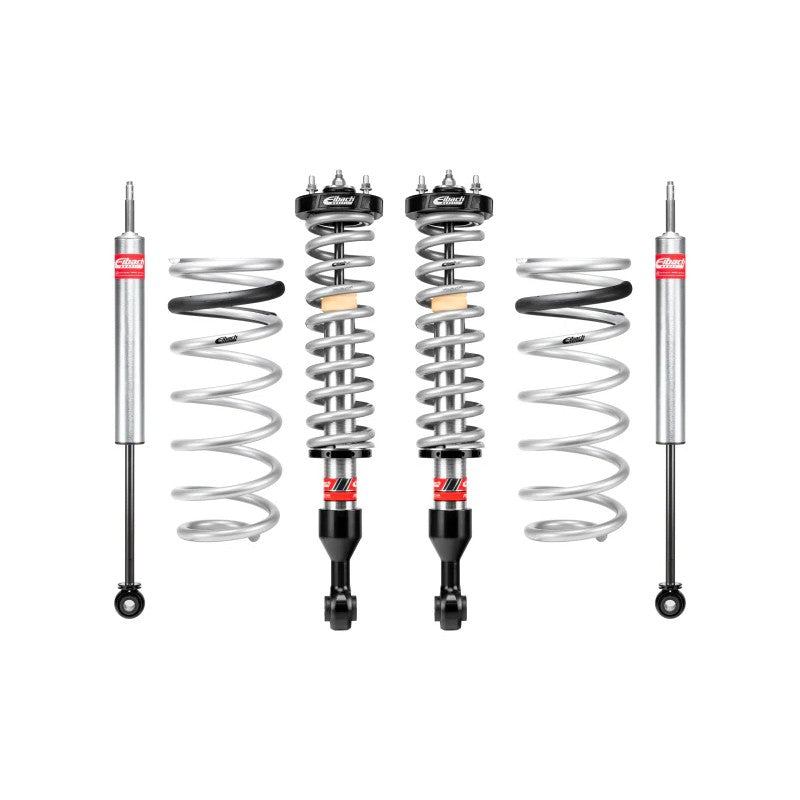 Eibach PRO-TRUCK-LIFT Stage 2 suspension kit with adjustable front coilovers and rear shocks for 2025 Toyota 4Runner.