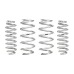 Four silver Eibach Pro-Lift-Kit suspension springs for front and rear lift on a Ford Bronco Sport.