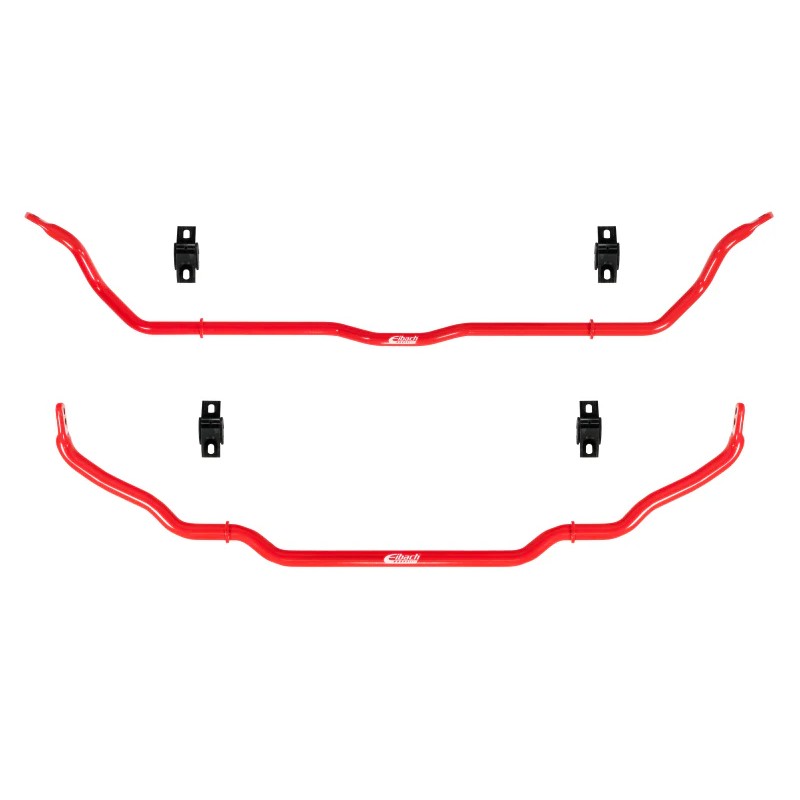 Eibach Anti-Roll-Kit front and rear red sway bars with mounting hardware for 2021-2025 Ford Mustang Mach-E