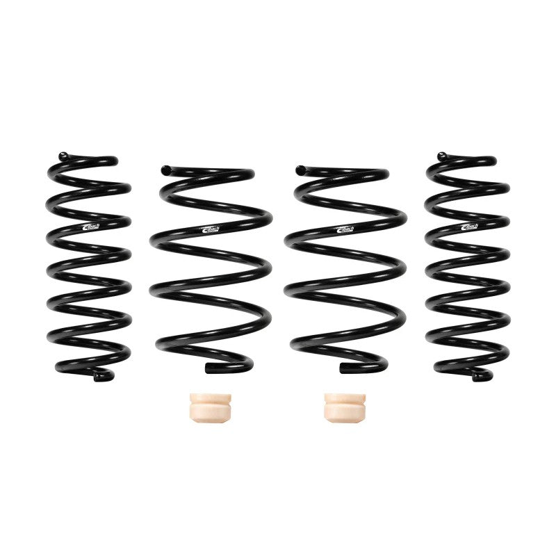 Set of four dark grey Eibach Pro-Kit progressive lowering springs for 2021-2026 Hyundai Elantra N Line.