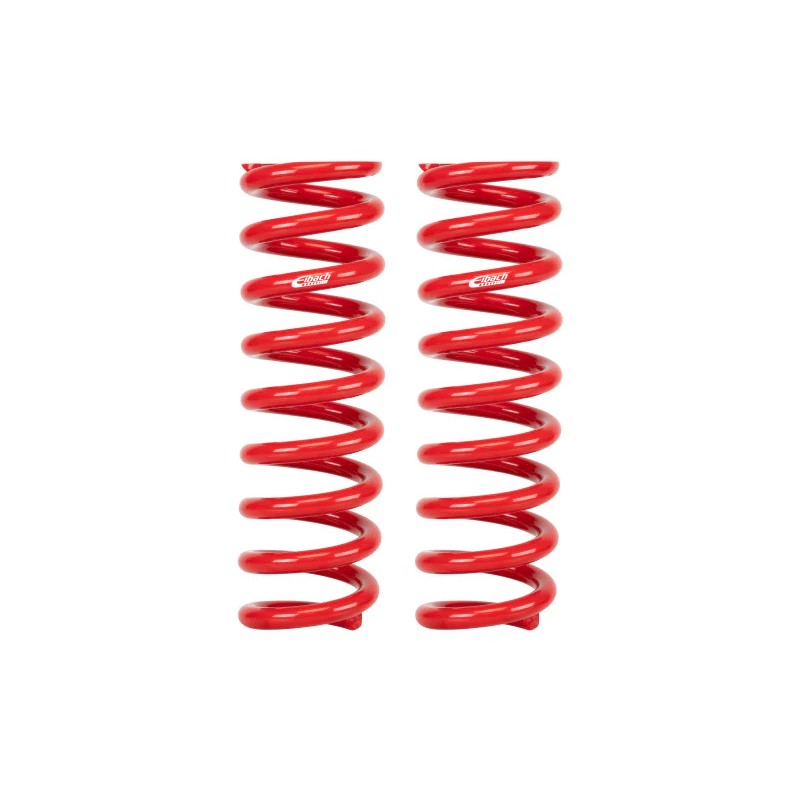 Red Eibach Pro-Lift-Kit suspension lift springs for 2022-2023 Toyota Tacoma TRD Pro.