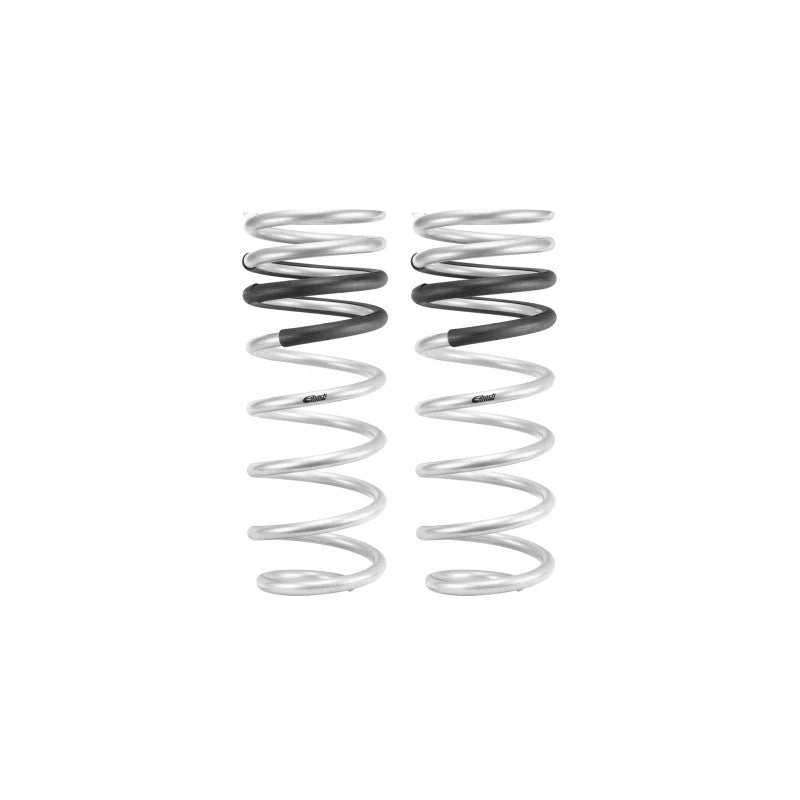 A pair of silver Eibach Pro-Lift-Kit rear lift springs for 2022-2026 Toyota Tundra.