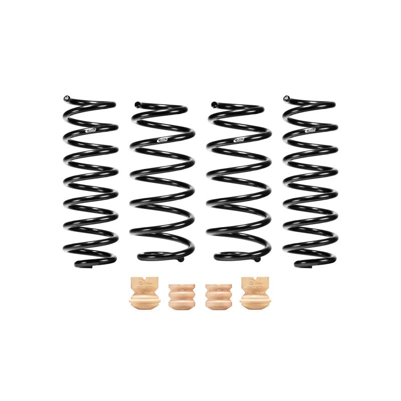 Four Eibach Pro-Kit lowering springs for 2022-2024 Jeep Grand Cherokee suspension upgrade.