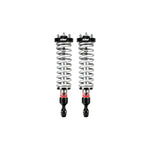 Pair of Eibach Pro-Truck 2.0 front coilovers with silver ERO springs and anodized billet aluminum mounts