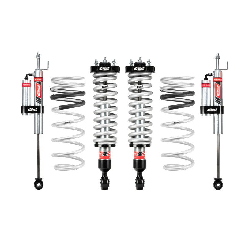 Eibach Pro-Truck-Lift Stage 2R kit including front coilovers and external reservoir rear shocks for 2022-2026 Tundra.