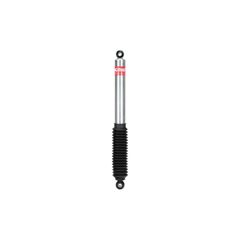 Zinc-coated Eibach Pro-Truck Sport monotube rear shock absorber with nitro-coated shaft.