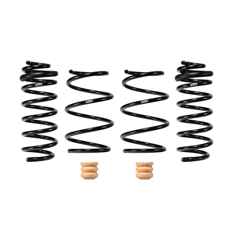 Set of four black Eibach Pro-Kit progressive lowering springs for 2023-2026 Toyota Prius.