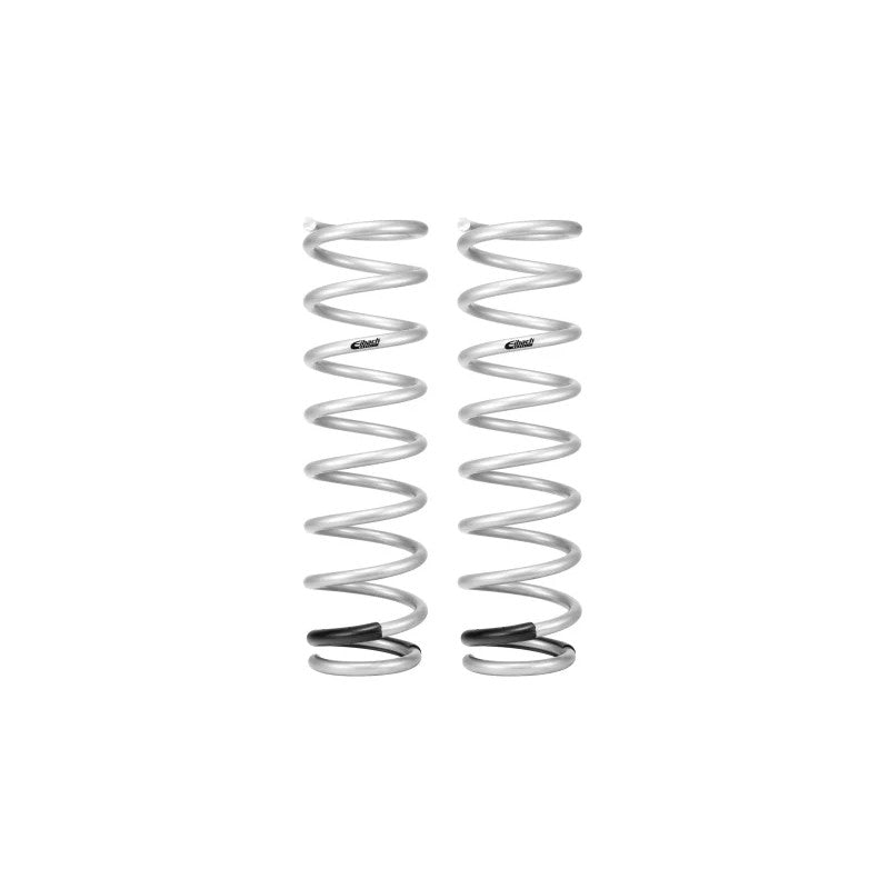 Pair of silver Eibach Pro-Lift-Kit front lift springs for 2024-2026 INEOS Grenadier and Quartermaster.