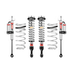 Eibach Stage 2R Pro-Lift Kit featuring adjustable front coilovers and rear reservoir shocks for 2024-2026 Toyota Land Cruiser.