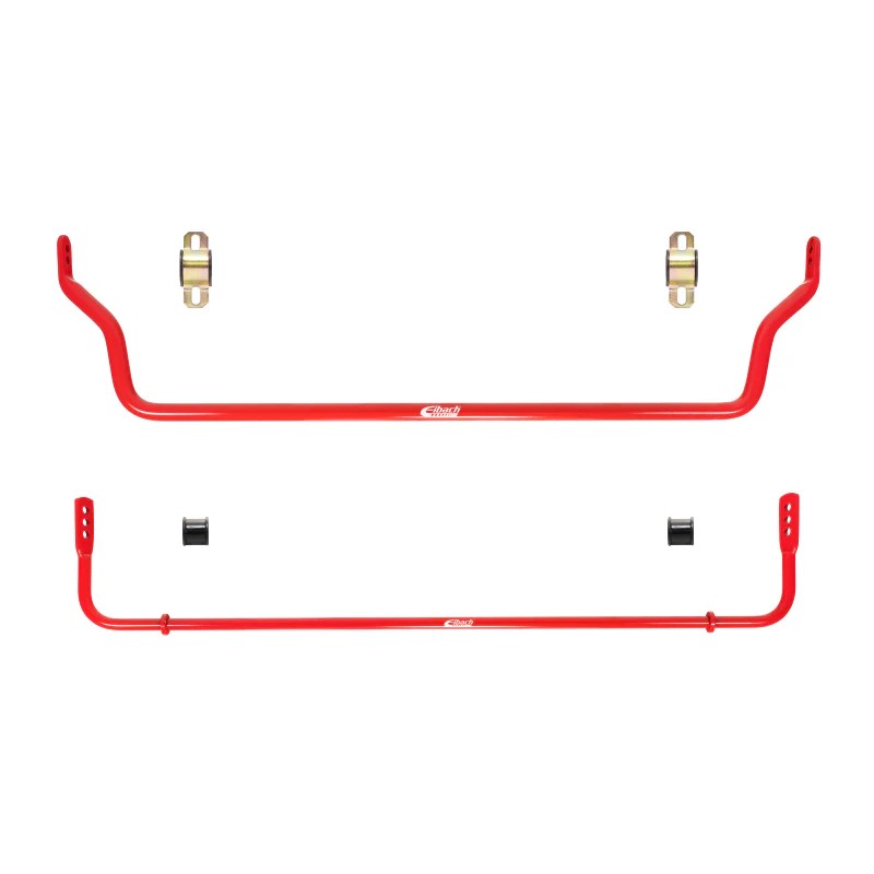 Eibach Anti-Roll-Kit with 24mm front and 15mm rear sway bars and mounting hardware for 1990-1993 Mazda Miata