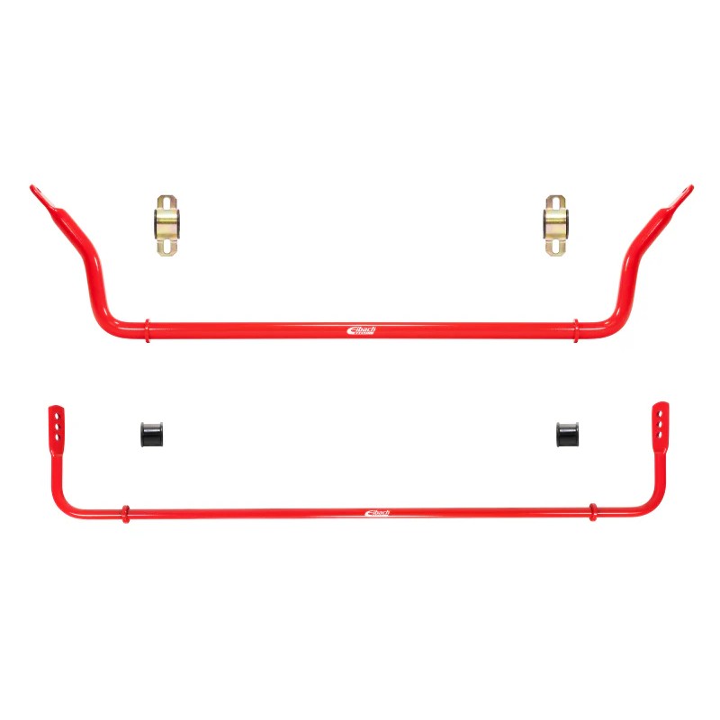 Eibach 26mm front and 15mm rear anti-roll sway bar kit with mounting hardware for 1999-2005 Mazda Miata