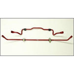 Eibach 27mm front and 25mm rear anti-roll sway bars with bushings and mounting hardware.