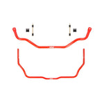 Eibach 35mm front and 25mm rear red powder-coated sway bars with mounting bushings and hardware for 1994-2004 Ford Mustang