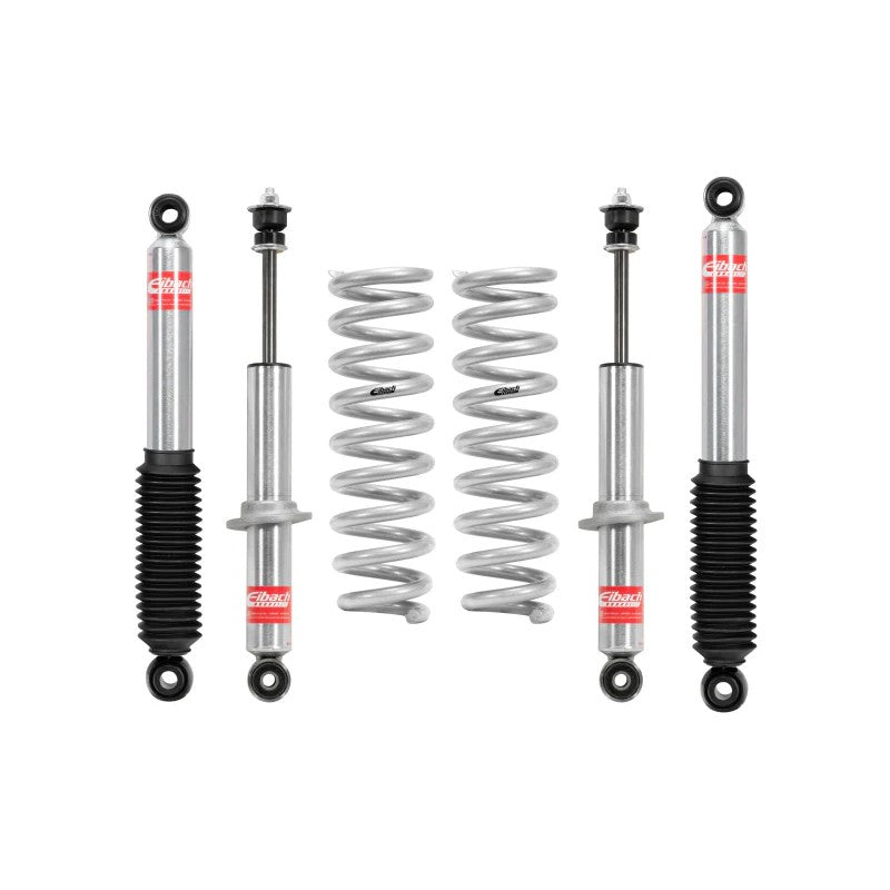 Eibach PRO-TRUCK-LIFT Stage 1 suspension system with coil springs and shocks for 6-lug 1995-2004 Toyota Tacoma.
