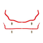 Eibach high-strength steel front and rear anti-roll bars with mounting hardware for 2015-2026 Ford Mustang.
