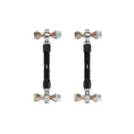 Eibach front adjustable sway bar endlink kit with heavy-duty chromoly rod ends and hex adjustment bodies.