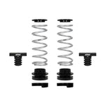 Eibach rear load-leveling kit featuring red ERO race springs and silver billet aluminum threaded seats for Toyota 4Runner