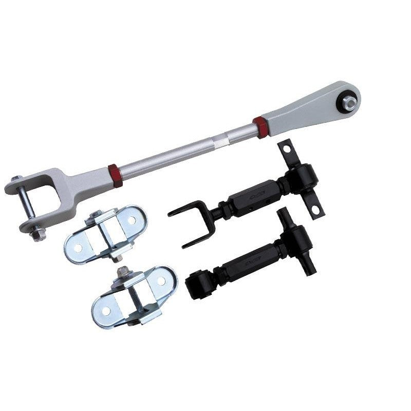 Eibach Pro-Alignment Kit 5.87385K featuring adjustment bolts and heavy-duty hardware for Ford and Lincoln suspension.