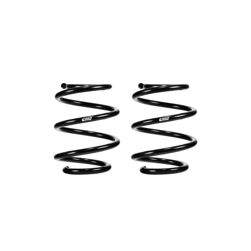 A pair of Eibach Pro-Kit front lowering springs for the G80 BMW M3 Competition.