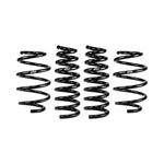 Four black Eibach Pro-Kit EV lowering springs for 2022-2026 Genesis, Hyundai, and Kia electric AWD vehicles.
