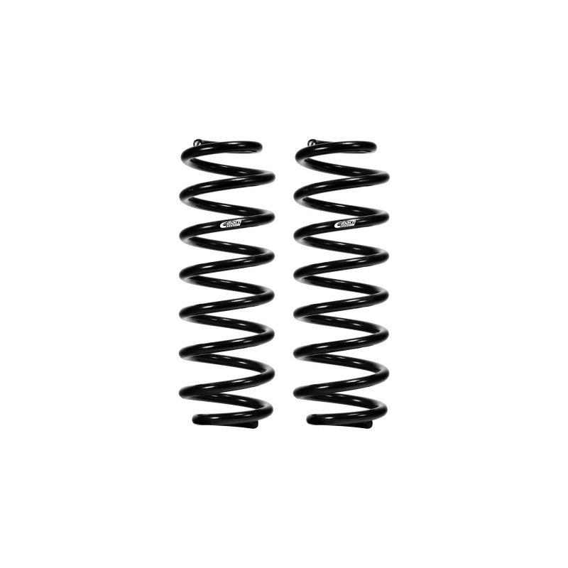 Set of four Eibach Pro-Kit progressive-rate lowering springs in dark gray finish.