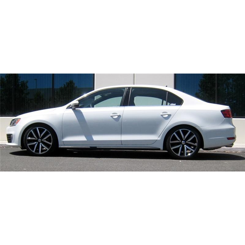 Set of four Eibach Pro-Kit progressive rate lowering springs for 2010-2019 Volkswagen GTI and Jetta.
