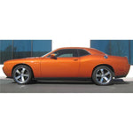 Set of four black Eibach Pro-Kit progressive lowering springs for Dodge Challenger.