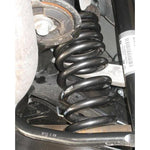 Four gray Eibach Pro-Kit lowering springs for Chrysler 300 suspension