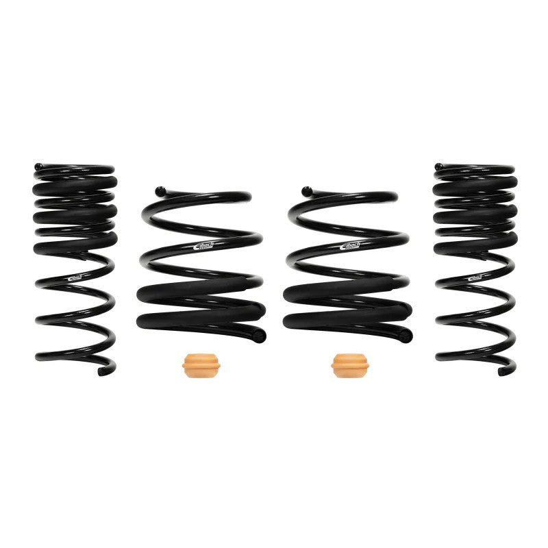 Set of dark gray Eibach Pro-Kit performance lowering springs for 2015-2021 Subaru WRX 2.0L.