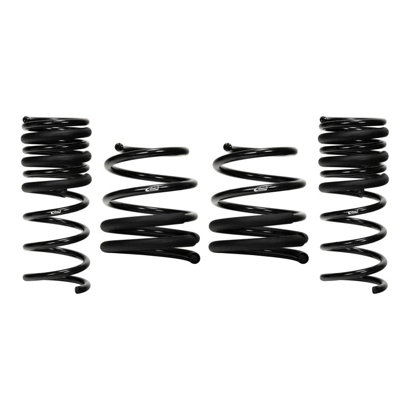 Eibach Pro-Kit progressive rate lowering springs in black finish for 2015-2021 Subaru WRX STI.