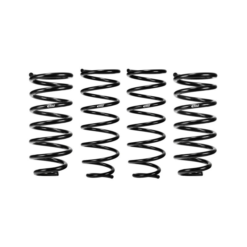 Four Eibach Pro-Kit metallic gray lowering springs for 2016-2025 Mazda MX-5 Miata and Fiat 124 Spider.