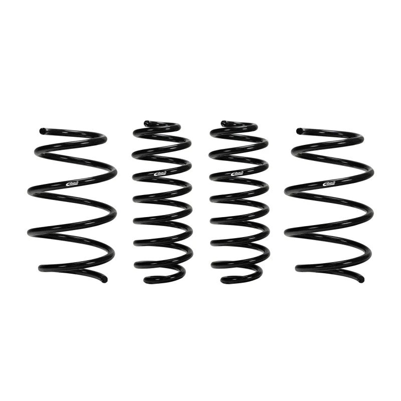 Set of four black Eibach Pro-Kit progressive rate lowering springs for 2018-2024 Toyota Camry.