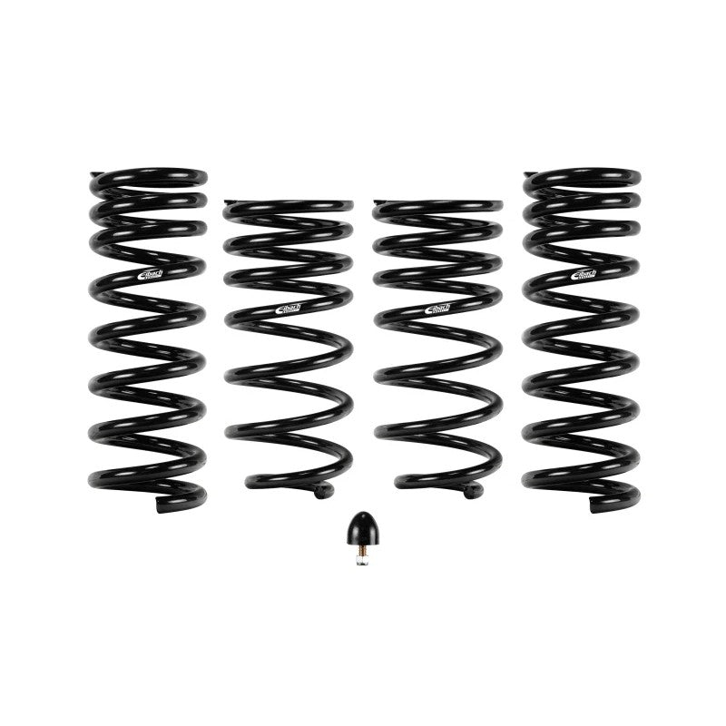 Four Eibach Pro-Kit black performance lowering springs for 1983-1993 Ford Mustang 5.0L V8.