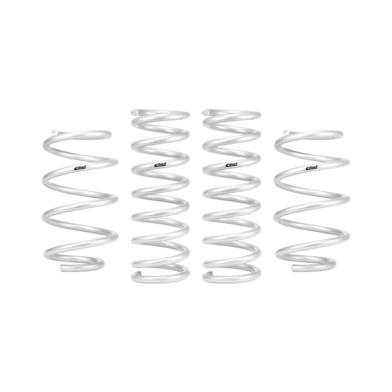 Four silver Eibach Pro-Lift Kit suspension springs for 2022-2025 Subaru WRX.