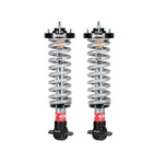Pair of Eibach Pro-Truck Coilover 2.0 front assemblies with silver ERO springs and billet aluminum mounts.