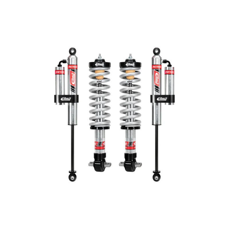 Eibach Pro-Truck Stage 2R suspension kit with front coilovers and external reservoir rear shocks for 2019-2023 Ford Ranger.
