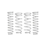 A pair of silver Eibach Pro-Lift-Kit rear lift springs for the 1991-1997 Toyota Land Cruiser.