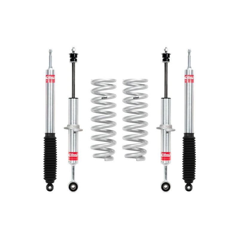 Eibach Pro-Truck Lift System Stage 1 shock and spring assembly for 2007-2015 Toyota Tundra.