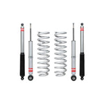 Eibach PRO-TRUCK-LIFT Stage 1 suspension system including front coil springs and four performance shocks.