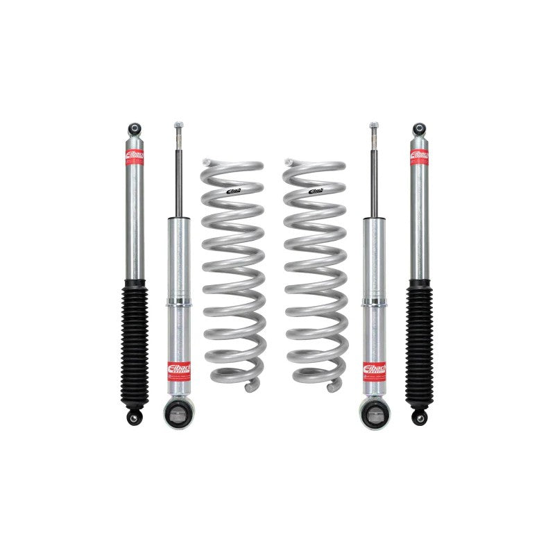 Eibach PRO-TRUCK-LIFT Stage 1 suspension kit featuring four performance shocks and front coil springs
