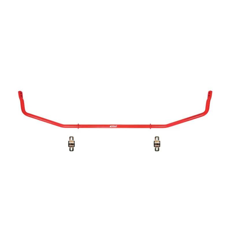 Eibach red powder-coated 25mm rear anti-roll sway bar kit with mounting bushings and hardware