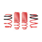 Set of four red Eibach Sportline progressive-rate lowering springs for 2017-2020 Honda Civic Si.