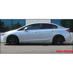 Red Eibach Sportline Kit lowering springs set for 2012-2015 Honda Civic and Acura ILX.