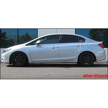 Red Eibach Sportline Kit lowering springs set for 2012-2015 Honda Civic and Acura ILX.