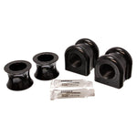 Energy Suspension 35mm black polyurethane front sway bar bushing set for 2000-2004 Dodge Dakota and Durango.