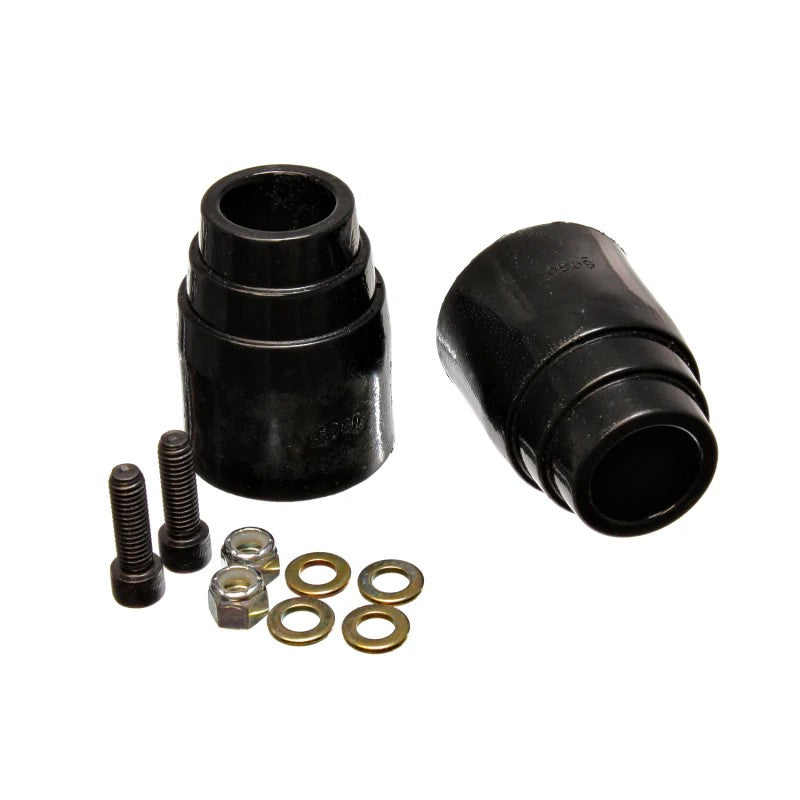 Energy Suspension Hyper-Flex polyurethane rear axle bump stop set for 2000-2004 Ford Excursion.