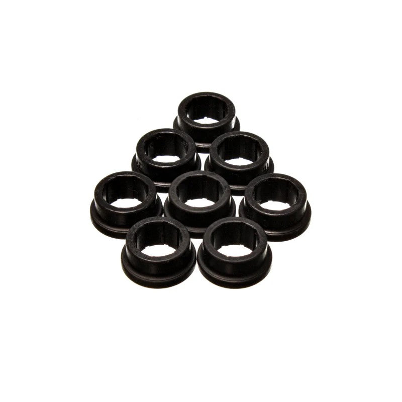 Black Energy Suspension Hyper-Flex polyurethane rack and pinion bushings for 2000-2005 Toyota Celica.