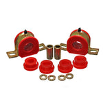 Energy Suspension 3.5215R red 28mm Hyper-Flex polyurethane rear sway bar bushing set for 2000-2006 GM SUVs.