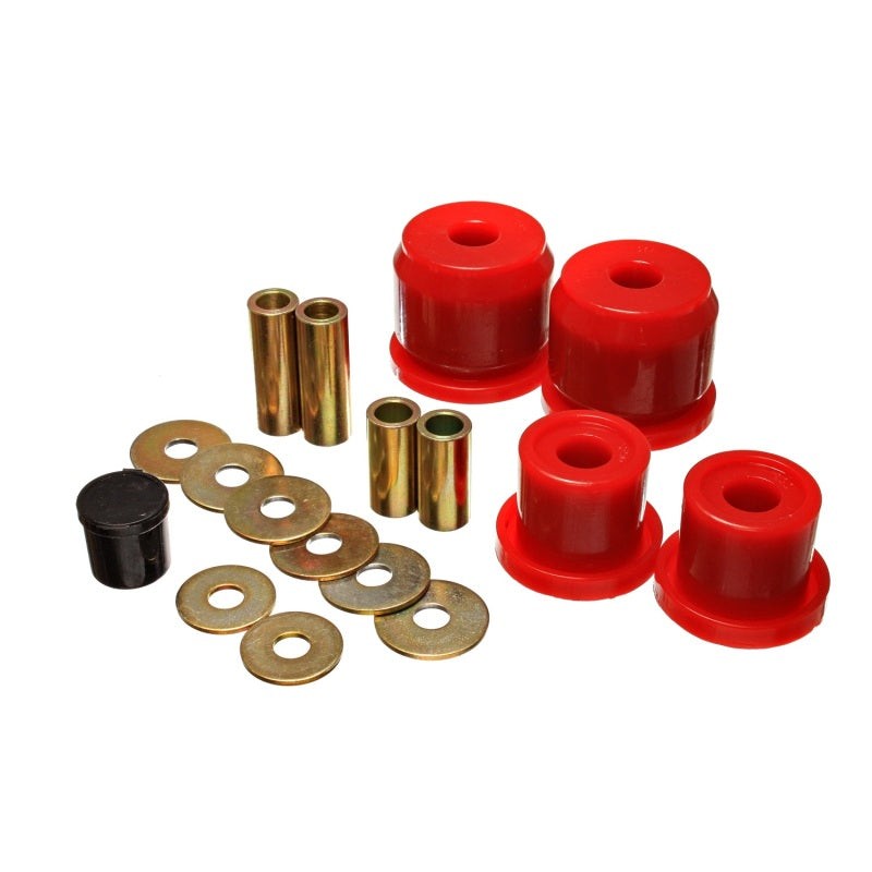 Energy Suspension red polyurethane rear differential carrier bushing kit for 2000-2009 Honda S2000.