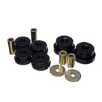 Energy Suspension 19.1105G black Hyper-Flex polyurethane rear differential mount bushing set for Subaru models.